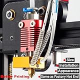 SAPLUSREPRAP CR-10 Full Hotend Kit: 12V 40W CR-10S Full Assembled Hot End Kit Fit for Creality S4/S5 Replacement Parts, Easy to Install, Precise Printing, Fit with PLA, ABS, PETG, TPU Filaments