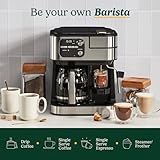 Cuisinart Coffeemaker, Coffee Center Barista Bar 4-In-1 Coffee Machine, Single-Serve Coffee, Espresso & Nespresso Capsule Compatible, 12-Cup Carafe, Black, SS-4N1