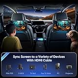 15.6" Android Headrest Monitor Tablet Touchscreen Portable Car TV,Support Playback 4K Video Mirroring Sync Screen Phone Wireless Control Bluetooth/HDMI/WiFi/SD/USB Video Player (15.6" 2G+32G (1*PC))