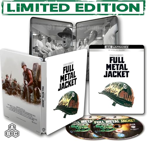 Full Metal Jacket (SteelBook, Limited Edition, 1987) [4K UHD + Blu-ray] [Region Free]