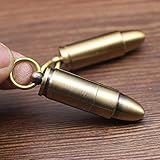 Vintage Antique Bullet Lighter,Reusable Mini Pocket Keychain Lighter,Funny Cute Cool Lighters for Smoking,Novelty Trench Cigarette Lighter for Collection Decorative Gift Present