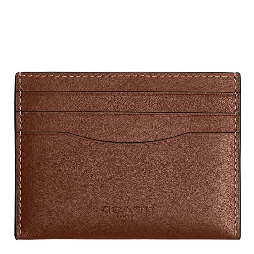 Coach Men's Flat Card CASE, Redwood, One Size
