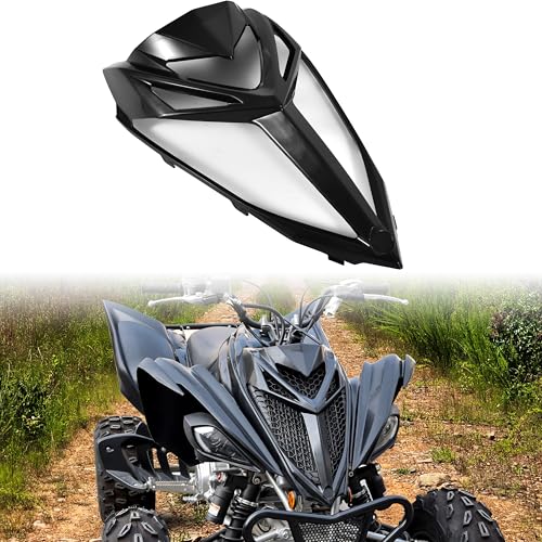 SAUTVS Front Fascia Radiator Cover Hood for Yamaha Raptor 700, Front Panel Grill Nose Plastic Cover for Yamaha Raptor 700 700R 2013-2025 Accessories