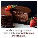 David's Cookies Triple Chocolate Cheesecake 10" - Pre-sliced 14 pcs. Creamy Chocolate Cheesecake, Fresh Bakery Dessert Great Gift Idea for Chocolate Lover Women, Men and Kids Cheesecake For Delivery