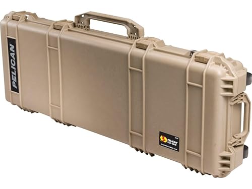 Pelican Protector 1720 Long Case - Multi-Purpose Hard Case with Foam - Tripod, Camera Equipment, Sportsmans Gun Case, Electronics Gear, and More (Desert Tan)