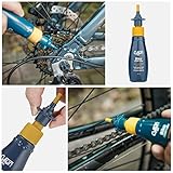 Bike Cleaning Kit Including Bicycle Chain Scrubber, Bike Cleaner Brush Tool, Bicycle Chain Cleaning Agent,Chain Lube