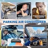 12V Air Conditioner for Car w/Heat 9600BTU, Under Dash 12 Volt Air Conditioner, 3-in-1 Compressor&Condenser DC Air Conditioner 12V, Low Noise Rapid Cooling for Car, Automotive, Sedan, Pickup