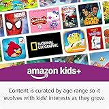 Amazon Fire HD 10 Kids Pro tablet (newest model) ages 6-12. Bright 10.1" HD screen, includes ad-free content, robust parental controls, 13-hr battery and slim case for older kids, 32 GB, Happy Day