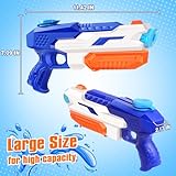 600cc Water Gun for Kids Adults：6 Pack Squirt Blasters Super Water Gun Soaker with Long Range High Capacity for Boys Girls Summer Swimming Pool Beach Outdoor Water Fighting Play Toys Party Favors