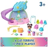 Gabby's Dollhouse, Kitty Care Ear Purrfect Playroom, 17-Piece Playset with 4 Toy Figures and Dollhouse Furniture, Kids Toys for Girls & Boys Ages 3+