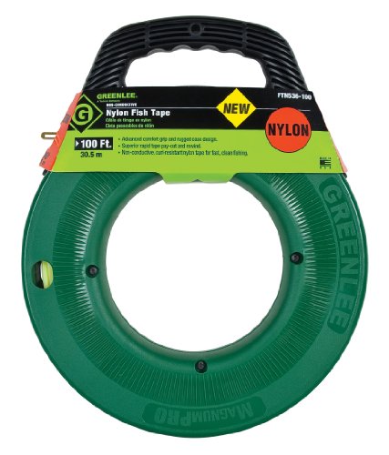 Greenlee FTN536-100 Nylon Fish Tape, 3/16-Inch X 100-Feet