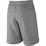 Nike Men's Sportwear Club Shorts, Dark Grey Heather/White, Large