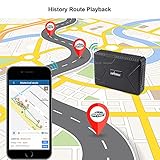 TKSTAR 4G GPS Tracker for Vehicles 7800mAh Hidden Magnetic Car GPS Tracker Real-Time Anti-Theft Vehicle Tracking Device for Car, Motorcycle, Truck and Boat- 4G TK915