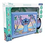 Lexibook - Disney Stitch - Bilingual English/Spanish Educational Laptop, 124 Language Activities, Writing, Maths, Logic, Music and Games, Boys and Girls, JC598Di2