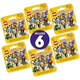 LEGO Minifigures Series 25 6 Pack, Mystery Blind Box, Includes 6 Surprise Minifigures, Collectible Gift for Boys, Girls and Kids Ages 5 and Up, 66763