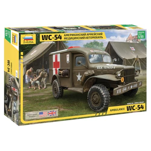 Zvezda - 1/35 WC-54 Ambulance - Plastic Model Making - Scale: 1:35