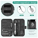 ORIA Precision Screwdriver Set, 130 in 1 Screwdriver Kit with 120 Screwdriver Bits(117 PCS 28mm, 3 PCS 35mm), Repair Tool Kit for Smart Phone, Household Appliances