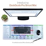 DeskGuide Pro MS Office Keyboard Pad Shortcut Mouse Pad - Windows 31.5"x11.8" Non-Slip Excel Cheat Sheet Desk Pad with Color-Coded Design - Excel/Word/PPT/Outlook Shortcuts Keyboard Mat and Mouse Pad