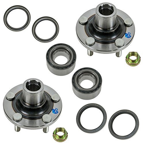 TRQ Front Passenger Side Driver & Passenger Side Wheel Bearing & Hub Kit Compatible with 2003-2006 Subaru Baja 1999-2008 Forester 1993-2007 Impreza 1990-2004 Legacy 2000-2004 Outback