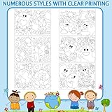 Sayglossy 72 Pcs Save The Earth Coloring Books for Kids Earth Day Stickers and Colored Pencils Educational Earth Day Activity and Coloring Pages Bulk