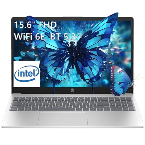 HP Laptop Computer for Home and Business Student, 15.6" FHD, Intel 4-Core Processor (Beat i3-1115G4), 32GB DDR4 RAM, 1TB PCIe SSD, WiFi 6E, Bluetooth 5.3, Type-C, HDMI, Windows 11 Pro, Tichang