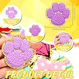 48 Pcs Iron on Patches Self Adhesive Chenille Patches for Backpacks Applique Patches Rainbow Heart Smile Face Star Flower Paw Embroidered Patch for Clothing Fabric Jackets Jeans Repair (Cute Style)