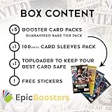 Epic Boosters One Piece TCG Mystery Box (5 English Booster Packs) | Guaranteed 1 Rare Pack | Ideal for One Piece TCG Enthusiasts, Card Collectors and Anime Fans.