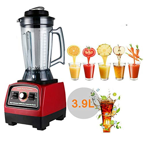 Countertop Blender, 2800W Electric Blender Machine Food Mixers Juice Smoothie Makers 3.9L Commerical Juicer Mixer Milkshake Ice Cream Smoothie Maker