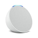 Amazon Echo Pop (newest model), Our smallest Alexa speaker, Fits in any room, Glacier White