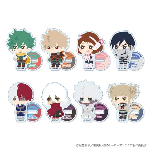 Xebec My Hero Academia Mofumofu Mini Acrylic Stand, Approx. W 1.8 x H 2.6 inches (46 x 65 mm), Acrylic