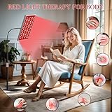 Red Light Therapy for Body: Infrared Light Therapy Panel, Red Light Therapy Lamp with Stand, 660nm Deed Red Light and 850nm Near Infrared LED Red Light Therapy Device at Home for Face and Body