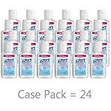 PURELL Advanced Hand Sanitizer Refreshing Gel, 2 fl oz Portable Flip Cap Bottle (Pack of 24) – 9605-24-CMR