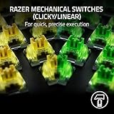 Razer BlackWidow V4 X Mechanical Gaming Keyboard: Yellow Switches Linear & Silent - 6 Dedicated Macro Keys - Chroma RGB - Doubleshot ABS Keycaps - Media Controls - Sound Dampening & Stabilizers