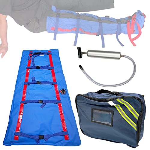 First Aid Vacuum Leg Splint, Emergency Immobilization Device for Thigh, Calf & Foot - Outdoor Rescue & Accident Support Brace