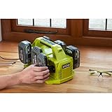 RYOBI P135 18V One+ 6 Port Lithium Ion Battery Supercharger (18V Batteries Not Included/Charger Only)