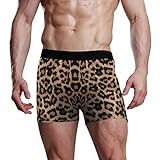 Men’s Boxer Briefs Cheeteh Leopard Print Seamless Underwear Short