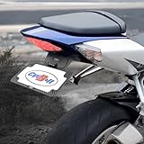 CYCBOLT Fender Eliminator Fit for GSX-R 1000 K5 2008-2005 Tail Tidy for 2005 GSXR1000 K7 2006-2008 License Plate Bracket Holder Compatible with Stock LED Plate Light