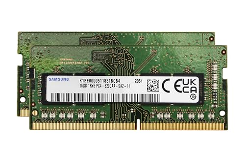 Factory Original 32GB (2x16GB) Compatible for Dell G15 5511 G3 3500 G5 5500 5505 5510 5590 G7 7500 7700 Laptop Memory RAM Upgrade DDR4 3200MHz PC4-25600 SODIMM SNP1CXP8C/16G Adamanta