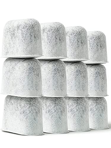 K&J 12-Pack Cuisinart® Coffee Filter Replacement Charcoal Water Filters for Coffee Makers - Fits all Cuisinart and Braun BrewSense Coffee Makers