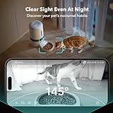 PETLIBRO Automatic Cat Feeder with Camera, 1080P HD Video with Night Vision, 5G WiFi Pet Feeder with 2-Way Audio, Low Food & Blockage Sensor, Motion & Sound Alerts for Cat & Dog Single Tray