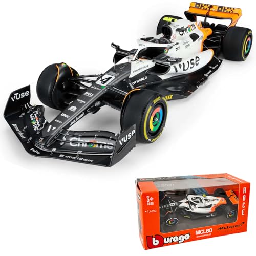 Bburago 1/43 Scale Formula 1 McLaren F1 MCL60 Monaco Grand Prix Collection - #4 Lando Norris