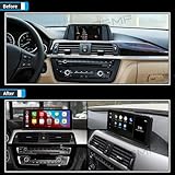 PEMP CarPlay Android Auto Monitor Linux Screen for BMW (2012-2017) 3 Series F30 NBT CIC System with a 720P AHD Revers Camera