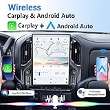 XUENAV Android Car Radio for GMC Sierra Chevrolet Silverado 2019 2020 2021 2022 2023 Touch Screen Replacement Stereo Upgrade Android auto Wireless Apple carplay GPS Navigation Head Unit