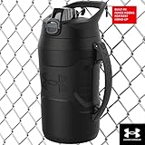 Under Armour Half Gallon Water Bottle Insulated, 64oz Insulated Water Bottle with Handle, Sports Water Jug, Fence Hook, Leak Resistant, for Baseball, Football & More