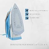 Erreke Iron Protective Cover, Non Stick Iron Sole to Improve Ironing Results, Fits Most Irons, Easy Installation Iron Shoe Cover Accessory..