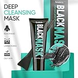 SUNATORIA Blackhead Remover Mask - for Women and Men - Activated Charcoal Peel Off Face Mask - Deep Pore Cleaner Nose Blackhead Remover Pore Release - Black Head Remover for Face