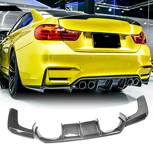 MCARCAR KIT Carbon Fiber Rear Bumper Diffuser for BMW F80 M3 F82 F83 M4 2015-2019 Rear Lower Bumper Lip Diffuser Spoiler Body Kit Factory Outlet (XF-02773)