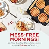 DASH Multi Mini Waffle Maker - Four 4” Waffle Molds, Nonstick Waffle Iron with Quick Heat-Up, Nonstick Surface - Perfect Mini Waffle Maker for Kids and Families, Just Add Batter