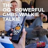 Midland® - GXT1000X3VP4 - Walkie Talkie Long Range Two-Way Radio - 50 Channel GMRS Radio - 142 Privacy Codes, SOS Siren, and NOAA Weather Alerts and Weather Scan - Black/Silver, 3-Pack