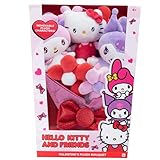 Hello Kitty and Friends - 12-inch Plush Valentine’s Bouquet - 9 Plush Included - Officially Licensed Sanrio product from Jazwares